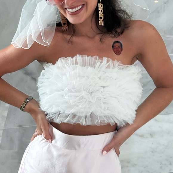 White tube top - Picture 2 of 3